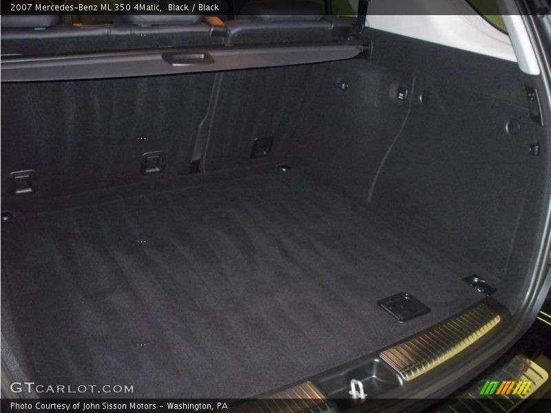 Black / Black 2007 Mercedes-Benz ML 350 4Matic