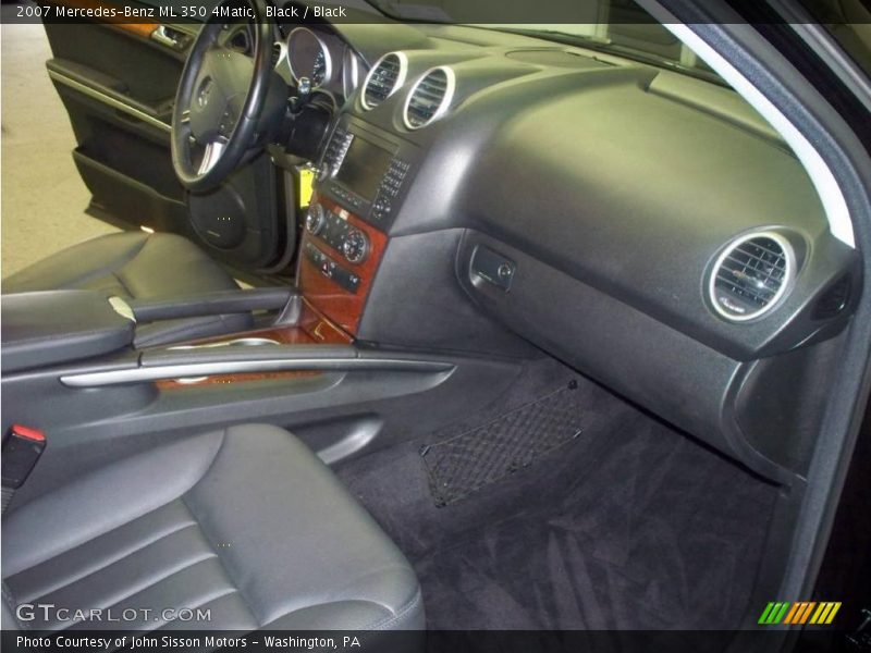 Black / Black 2007 Mercedes-Benz ML 350 4Matic