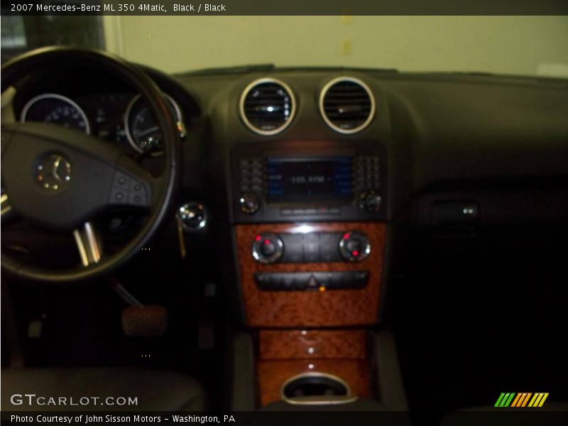 Black / Black 2007 Mercedes-Benz ML 350 4Matic