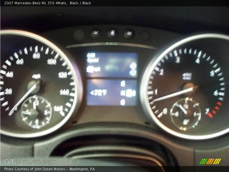 Black / Black 2007 Mercedes-Benz ML 350 4Matic