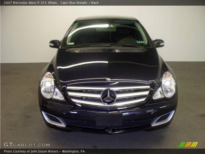 Capri Blue Metallic / Black 2007 Mercedes-Benz R 350 4Matic