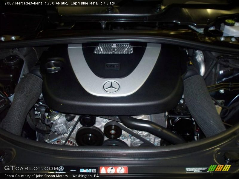 Capri Blue Metallic / Black 2007 Mercedes-Benz R 350 4Matic