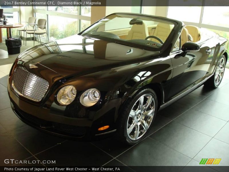 Diamond Black / Magnolia 2007 Bentley Continental GTC