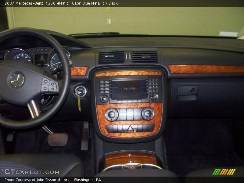 Capri Blue Metallic / Black 2007 Mercedes-Benz R 350 4Matic