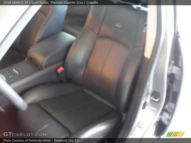 Platinum Graphite Gray / Graphite 2008 Infiniti G 35 S Sport Sedan