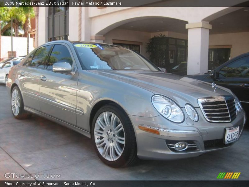 Pewter Metallic / Cashmere 2008 Mercedes-Benz E 350 Sedan