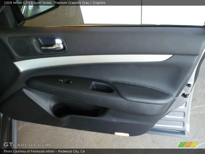 Platinum Graphite Gray / Graphite 2008 Infiniti G 35 S Sport Sedan