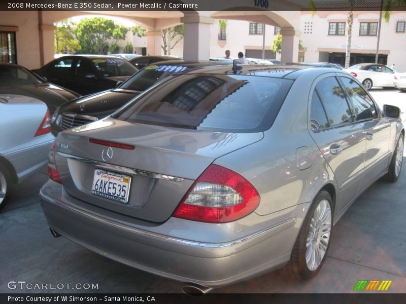 Pewter Metallic / Cashmere 2008 Mercedes-Benz E 350 Sedan