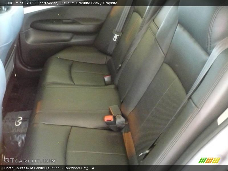 Platinum Graphite Gray / Graphite 2008 Infiniti G 35 S Sport Sedan