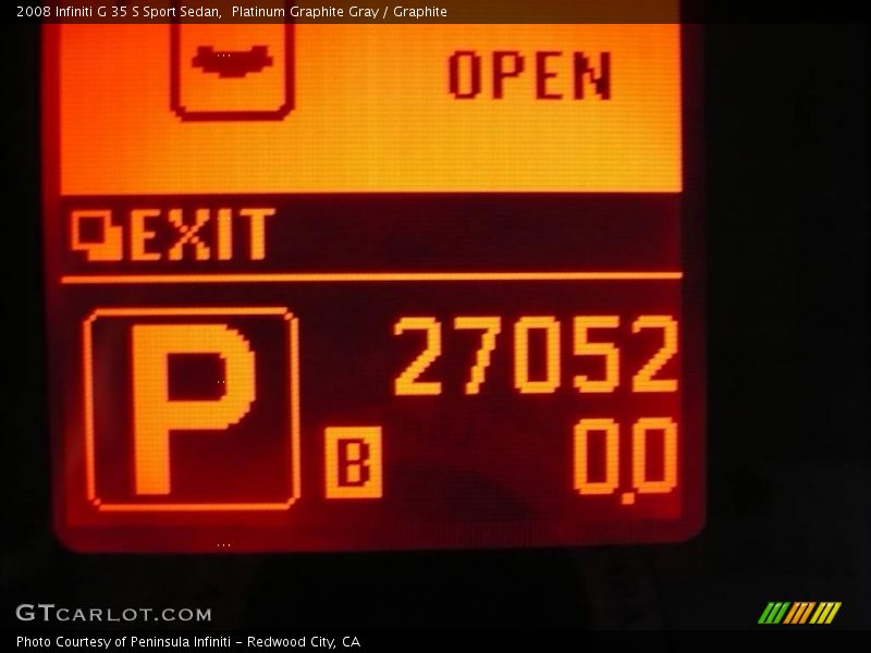 Platinum Graphite Gray / Graphite 2008 Infiniti G 35 S Sport Sedan