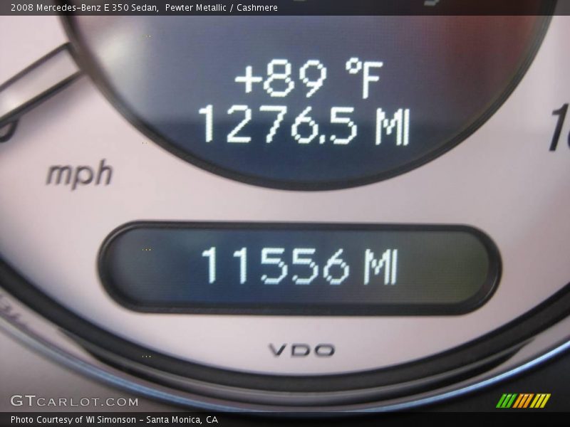 Pewter Metallic / Cashmere 2008 Mercedes-Benz E 350 Sedan