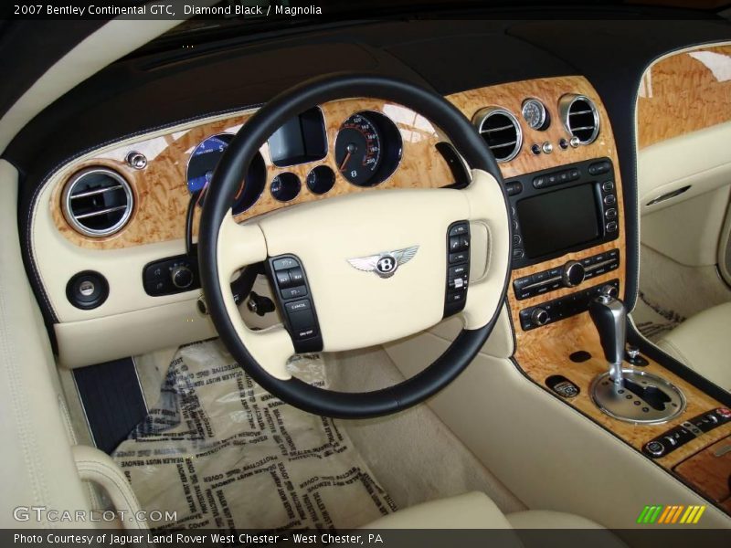 Diamond Black / Magnolia 2007 Bentley Continental GTC
