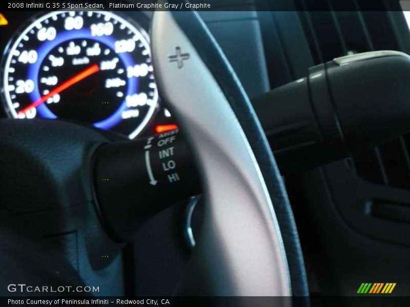 Platinum Graphite Gray / Graphite 2008 Infiniti G 35 S Sport Sedan