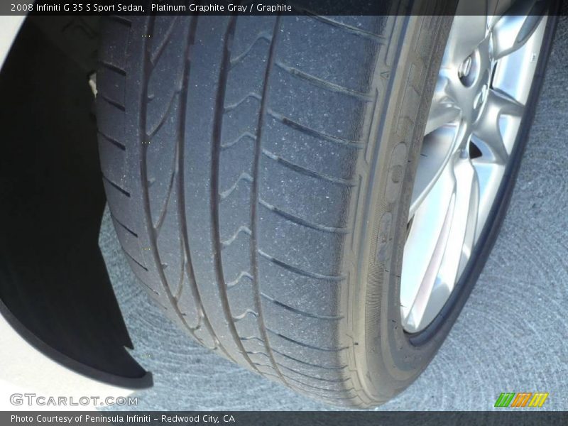 Platinum Graphite Gray / Graphite 2008 Infiniti G 35 S Sport Sedan