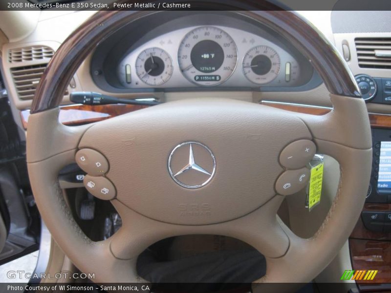 Pewter Metallic / Cashmere 2008 Mercedes-Benz E 350 Sedan