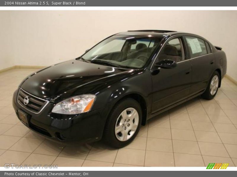 Super Black / Blond 2004 Nissan Altima 2.5 S