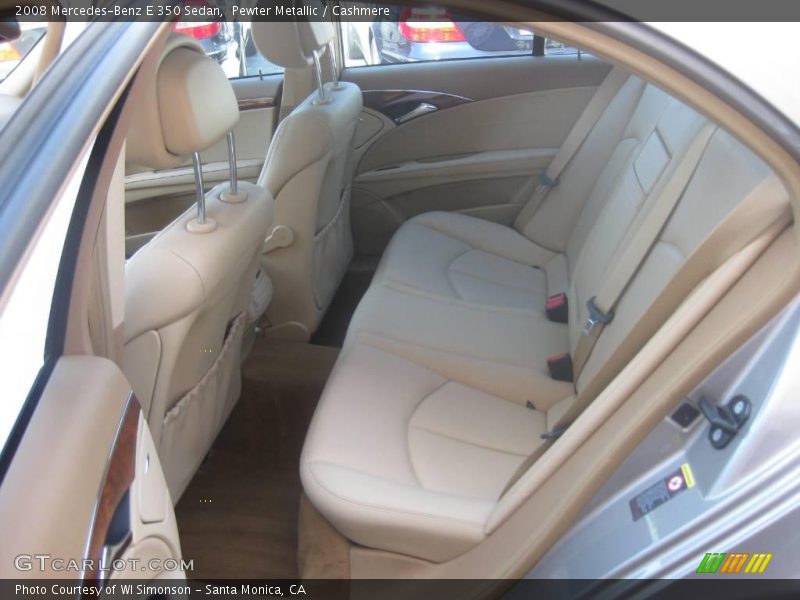 Pewter Metallic / Cashmere 2008 Mercedes-Benz E 350 Sedan