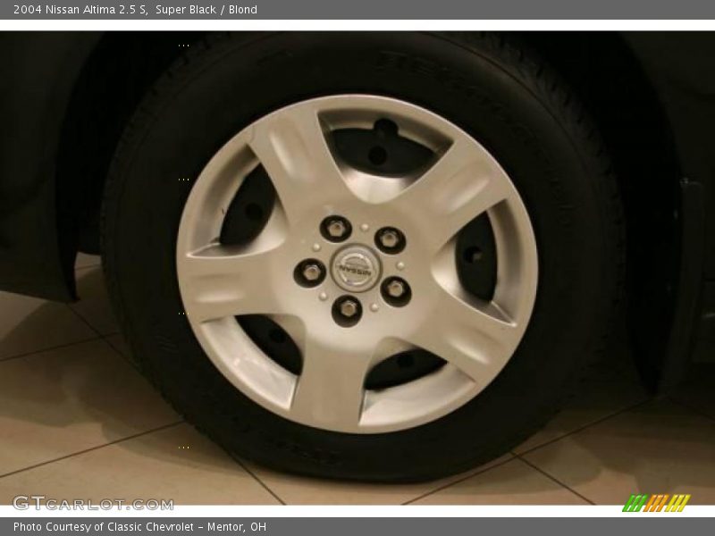 Super Black / Blond 2004 Nissan Altima 2.5 S