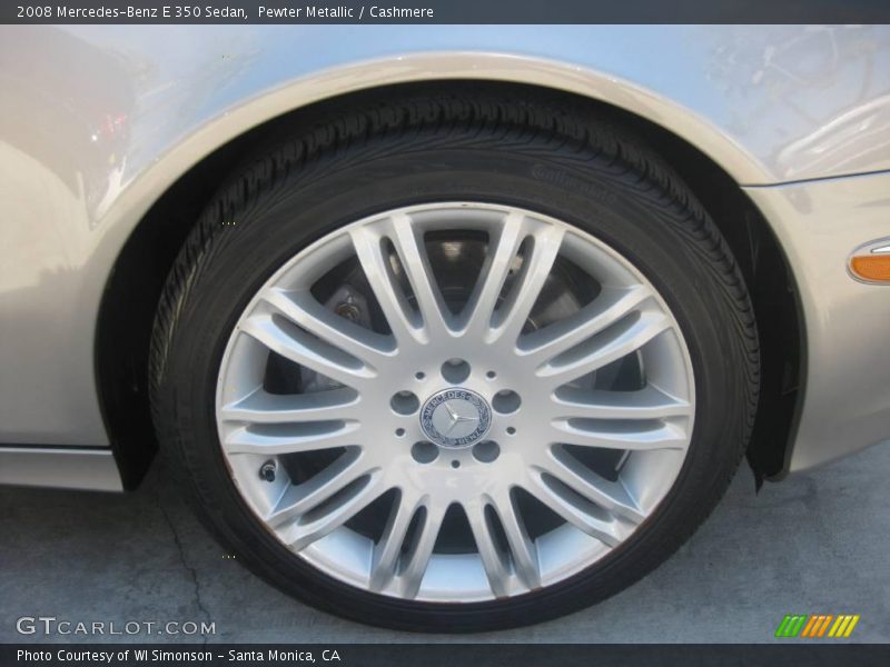 Pewter Metallic / Cashmere 2008 Mercedes-Benz E 350 Sedan