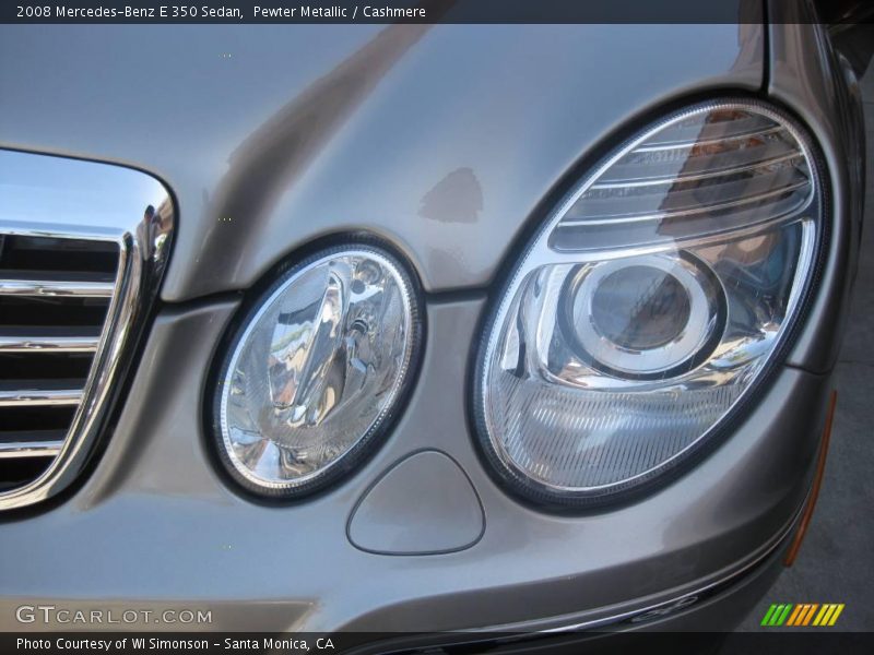 Pewter Metallic / Cashmere 2008 Mercedes-Benz E 350 Sedan