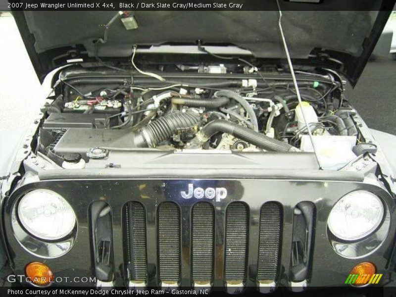 Black / Dark Slate Gray/Medium Slate Gray 2007 Jeep Wrangler Unlimited X 4x4