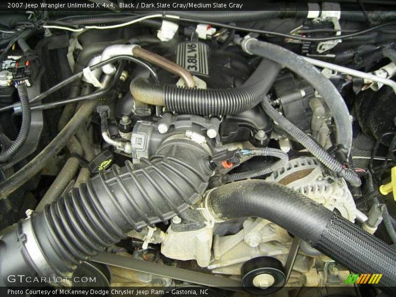 Black / Dark Slate Gray/Medium Slate Gray 2007 Jeep Wrangler Unlimited X 4x4