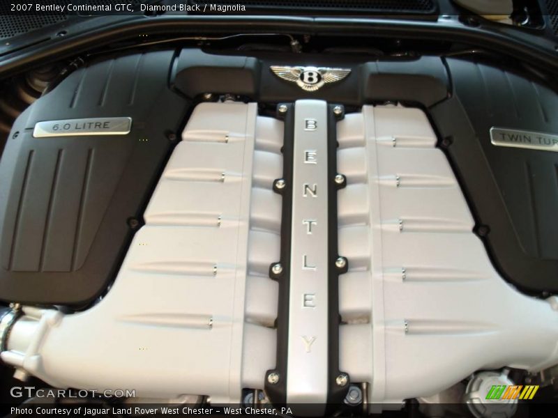 Diamond Black / Magnolia 2007 Bentley Continental GTC