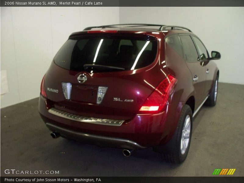 Merlot Pearl / Cafe Latte 2006 Nissan Murano SL AWD