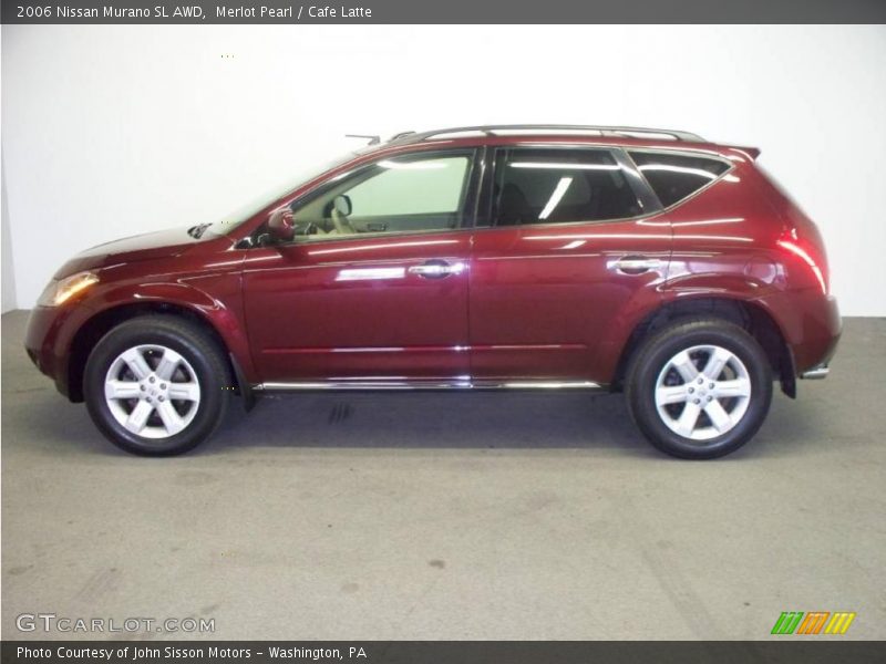 Merlot Pearl / Cafe Latte 2006 Nissan Murano SL AWD