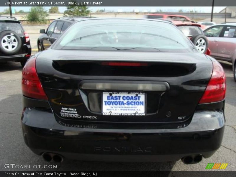 Black / Dark Pewter 2004 Pontiac Grand Prix GT Sedan