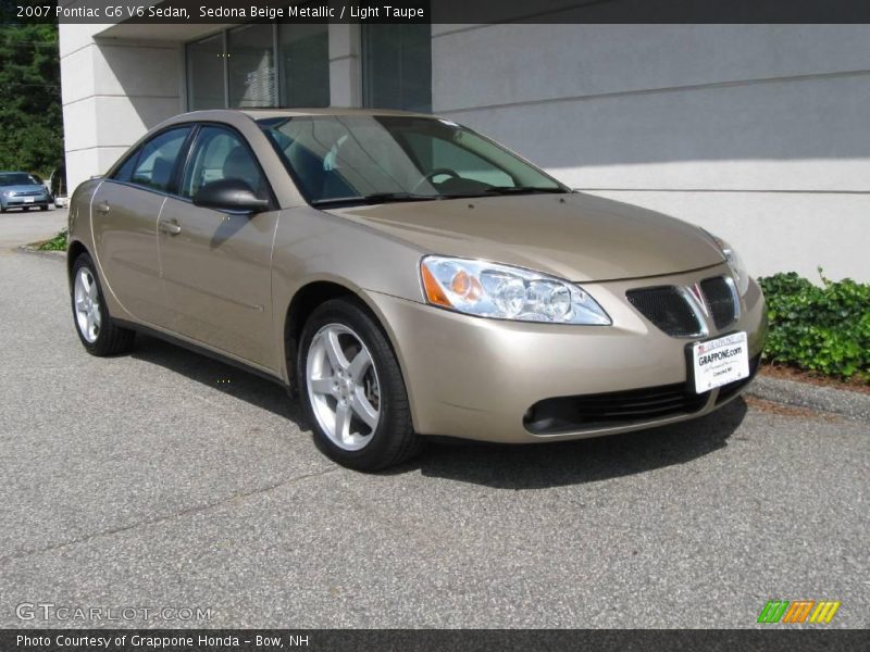 Sedona Beige Metallic / Light Taupe 2007 Pontiac G6 V6 Sedan