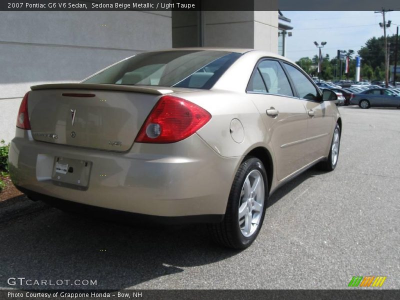 Sedona Beige Metallic / Light Taupe 2007 Pontiac G6 V6 Sedan