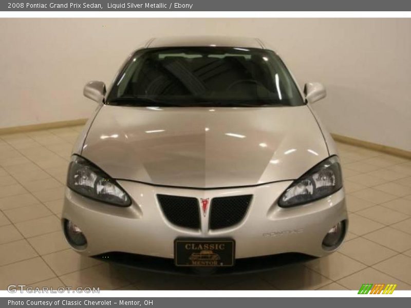 Liquid Silver Metallic / Ebony 2008 Pontiac Grand Prix Sedan