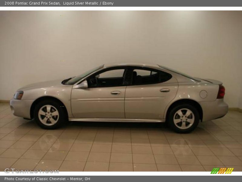 Liquid Silver Metallic / Ebony 2008 Pontiac Grand Prix Sedan