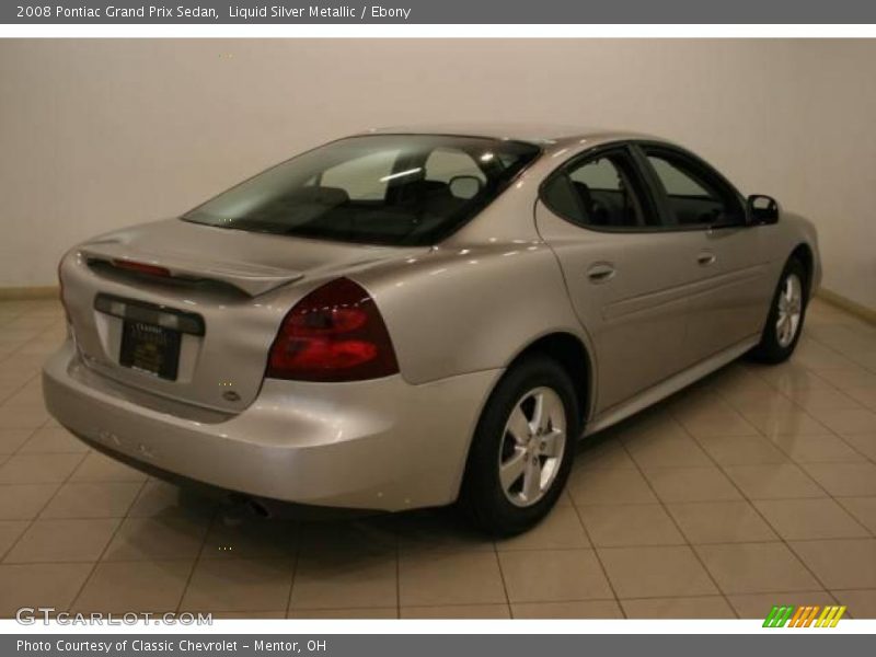 Liquid Silver Metallic / Ebony 2008 Pontiac Grand Prix Sedan