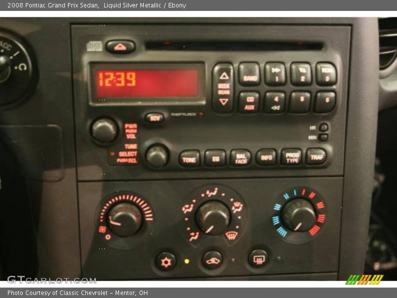 Liquid Silver Metallic / Ebony 2008 Pontiac Grand Prix Sedan
