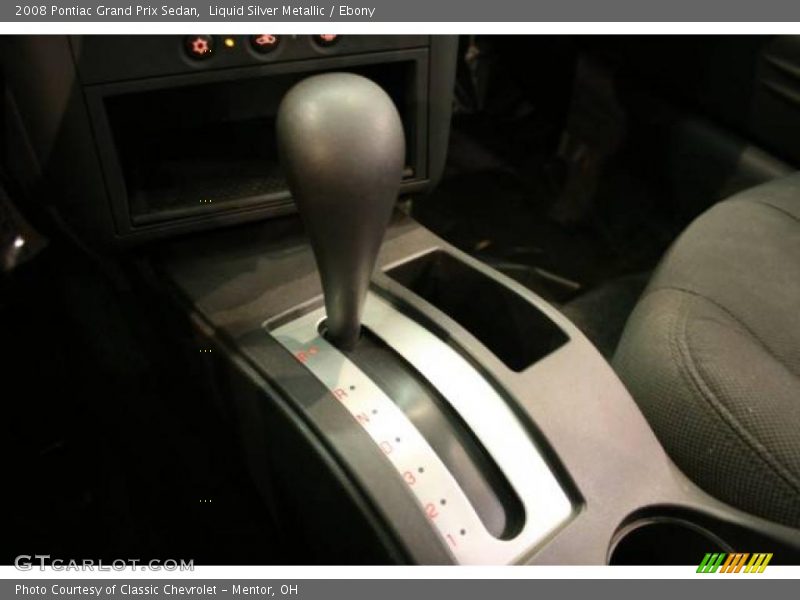 Liquid Silver Metallic / Ebony 2008 Pontiac Grand Prix Sedan
