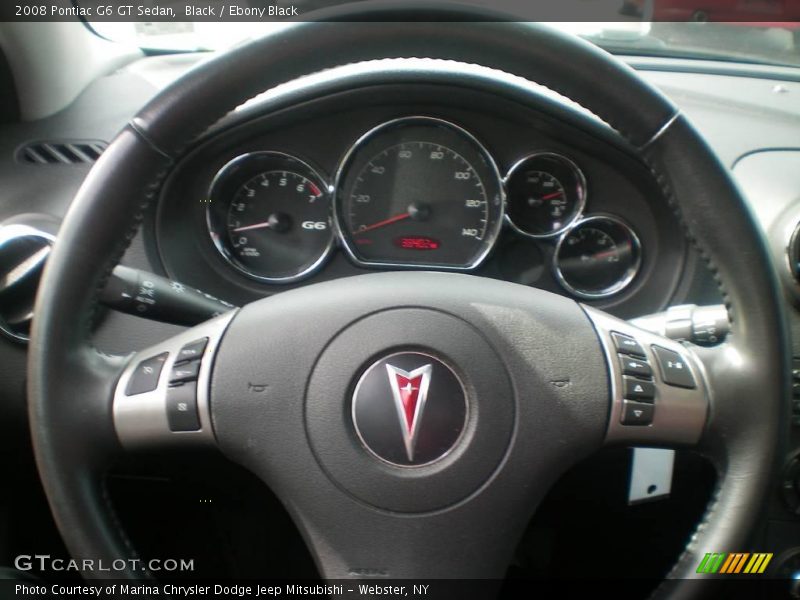 Black / Ebony Black 2008 Pontiac G6 GT Sedan