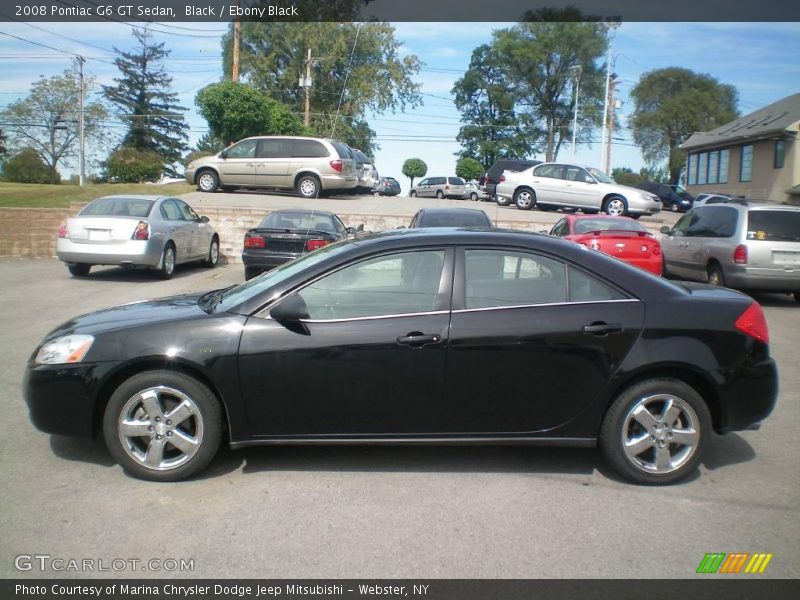 Black / Ebony Black 2008 Pontiac G6 GT Sedan