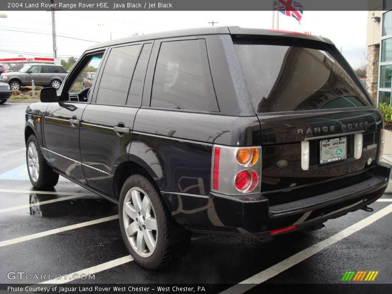 Java Black / Jet Black 2004 Land Rover Range Rover HSE