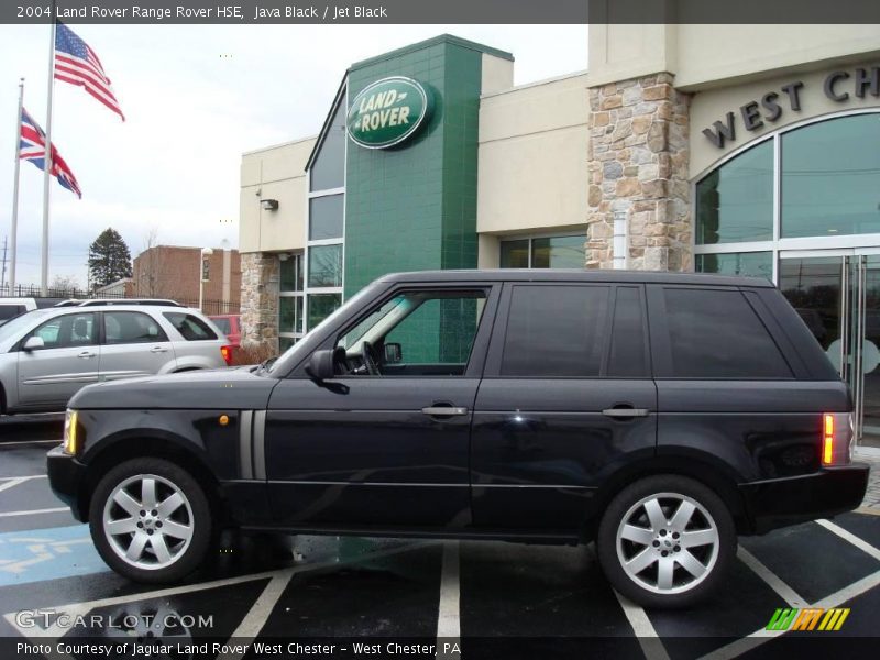 Java Black / Jet Black 2004 Land Rover Range Rover HSE