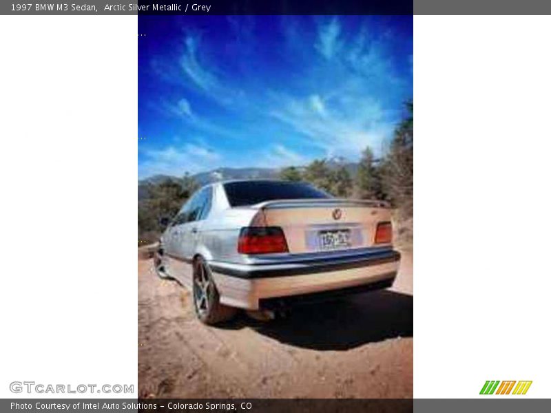 Arctic Silver Metallic / Grey 1997 BMW M3 Sedan