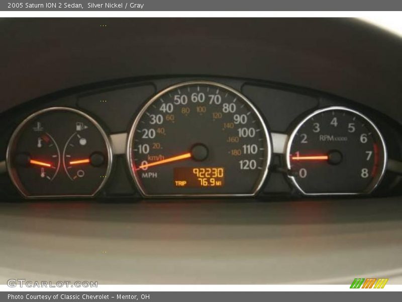 Silver Nickel / Gray 2005 Saturn ION 2 Sedan