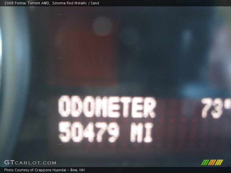 Sonoma Red Metallic / Sand 2008 Pontiac Torrent AWD