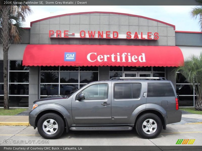 Storm Grey Metallic / Desert 2006 Nissan Pathfinder SE