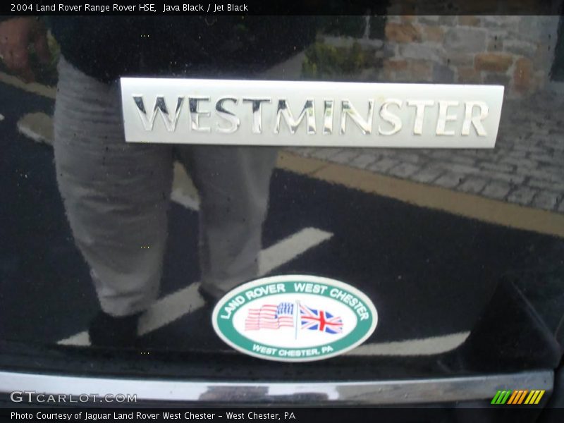 Java Black / Jet Black 2004 Land Rover Range Rover HSE
