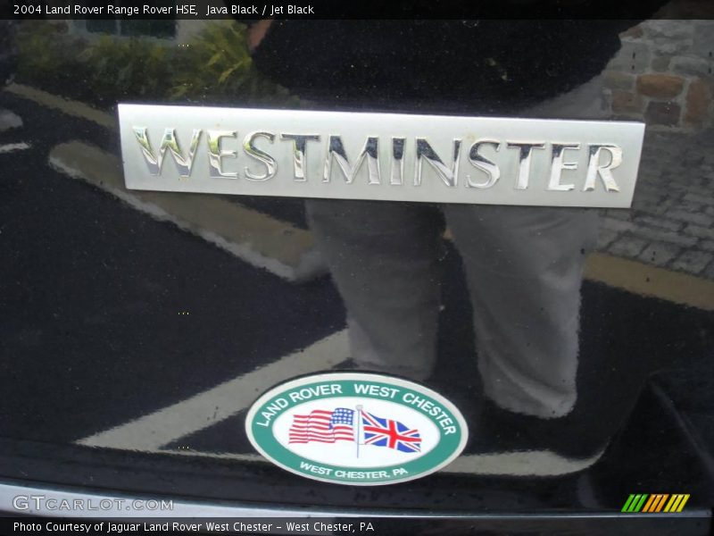 Java Black / Jet Black 2004 Land Rover Range Rover HSE