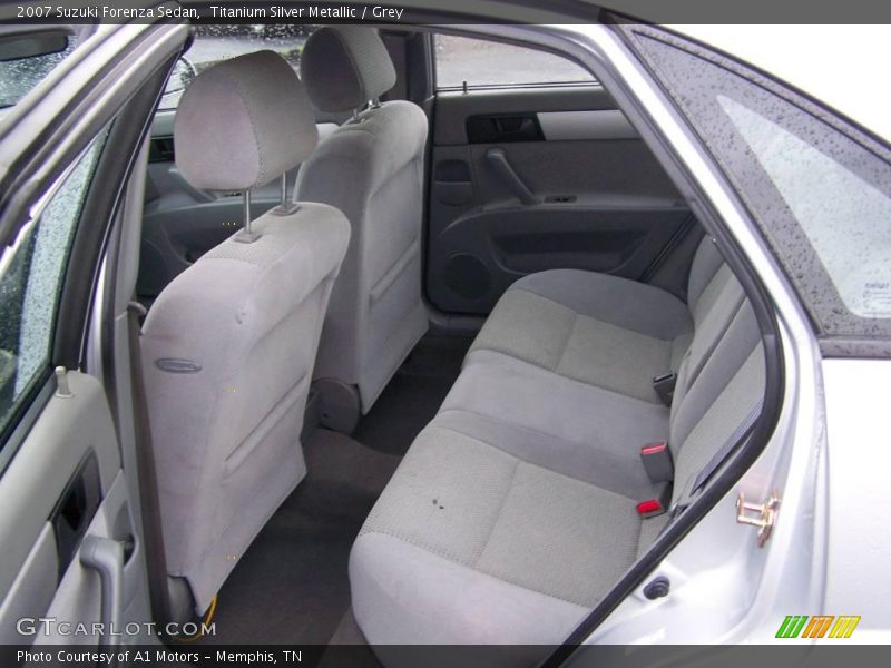 Titanium Silver Metallic / Grey 2007 Suzuki Forenza Sedan