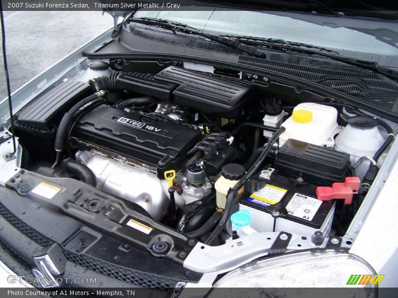 Titanium Silver Metallic / Grey 2007 Suzuki Forenza Sedan