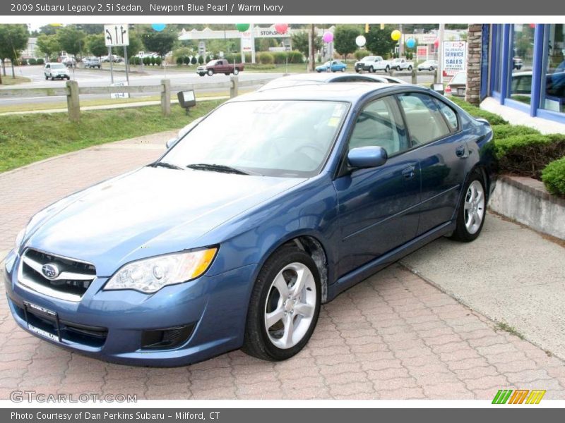Newport Blue Pearl / Warm Ivory 2009 Subaru Legacy 2.5i Sedan